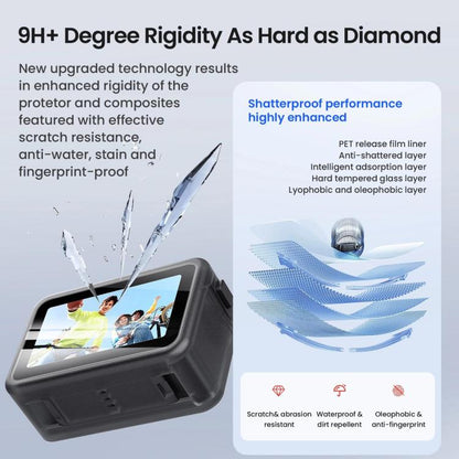 For DJI Osmo Nano aMagisn Tempered Glass Screen Protector Lens Film, 1set, 2sets