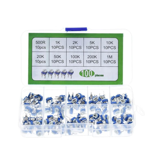 100pcs /Set Adjustable Resistor Box Kit
