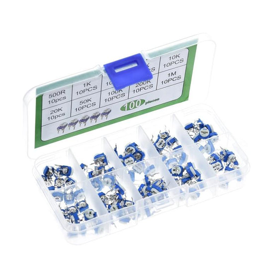 100pcs /Set Adjustable Resistor Box Kit