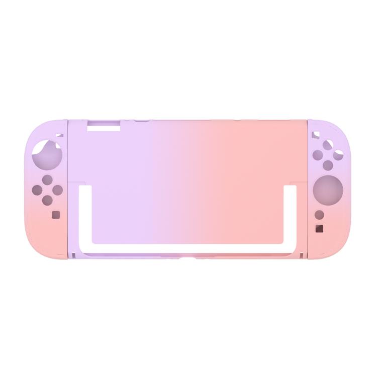 For Nintendo Switch 2 Split-Type Gradient Protective Case Controller & Console Cover, Pink, White, Purple, Blue Green, Pink Blue, Blue Purple, Pink Purple