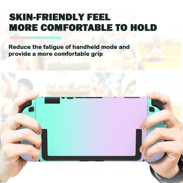 For Nintendo Switch 2 Split-Type Gradient Protective Case Controller & Console Cover, Pink, White, Purple, Blue Green, Pink Blue, Blue Purple, Pink Purple