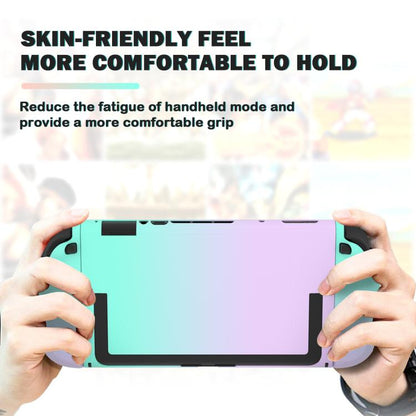 For Nintendo Switch 2 Split-Type Gradient Protective Case Controller & Console Cover, Pink, White, Purple, Blue Green, Pink Blue, Blue Purple, Pink Purple