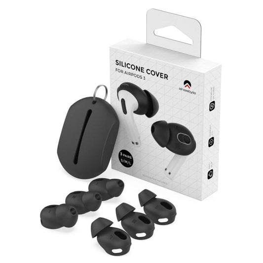 For AirPods 3 AhaStyle PT66-3 3pairs S+M+L Earphone Silicone Acoustic Earplugs, For AirPods 3 PT66-3