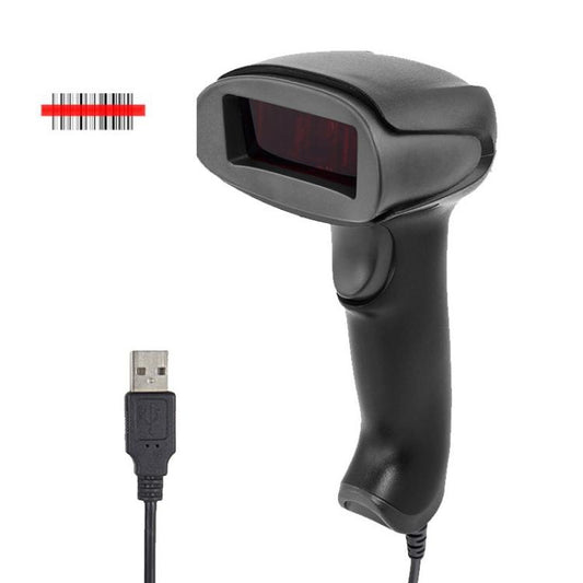 NETUM Scanners de codes-barres pour supermarchés et magasins de détail, lecteur de codes QR, filaire lumière rouge, filaire laser, filaire 2D