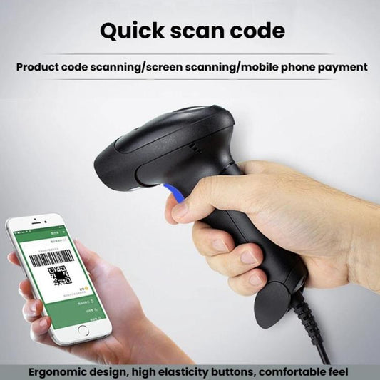 NETUM Quick QR Code Scanner Handheld Supermarket Cashier QR Code Scanner