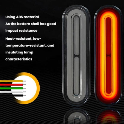 Feu arrière de frein 60 LED DC10-80V avec clignotant pour motos et vélos électriques de plage