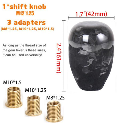 Automotive Forged Carbon Fiber Short Shift Knob