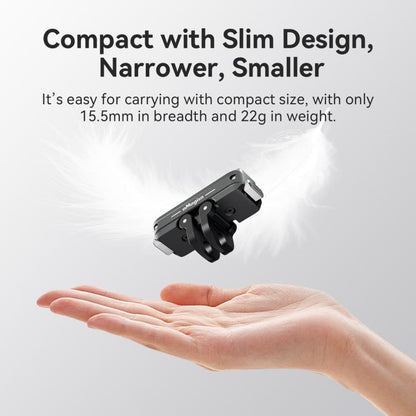 aMagisn TN11 Bidirectional Magnetic Quick Release Mount 2.0 For DJI Nano / Osmo 360 / Action 5 Pro / 4 / 3, TN11 Metal