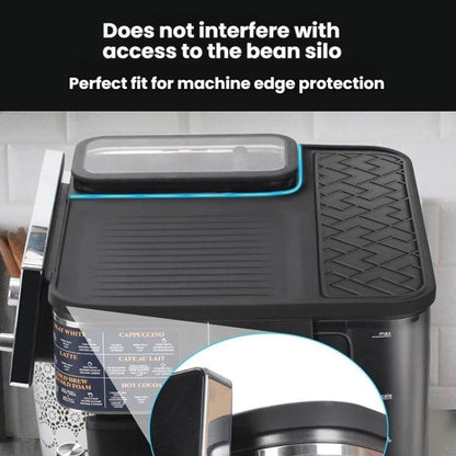 For Ninja Luxe Cafe ES601 Coffee Machine Top Silicone Mat Protection Pad, Top Mat Gray, Top Mat Black
