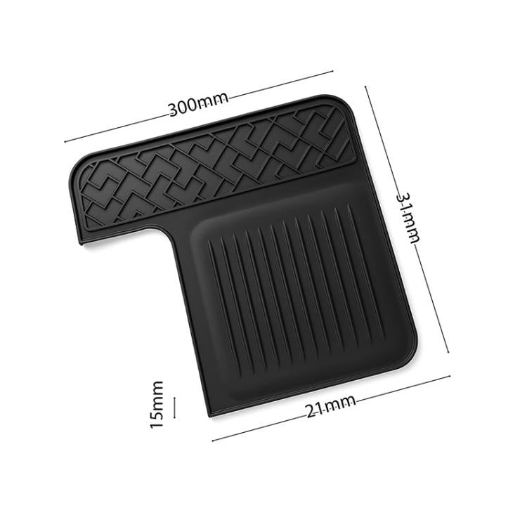 For Ninja Luxe Cafe ES601 Coffee Machine Top Silicone Mat Protection Pad, Top Mat Gray, Top Mat Black