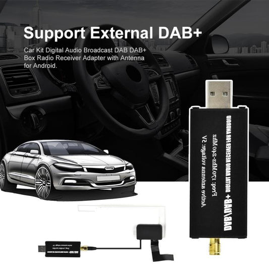وحدة راديو DAB عالمية للسيارات بنظام أندرويد، تحكم عبر تطبيق الملاحة والراديو الرقمي، أوروبا فقط