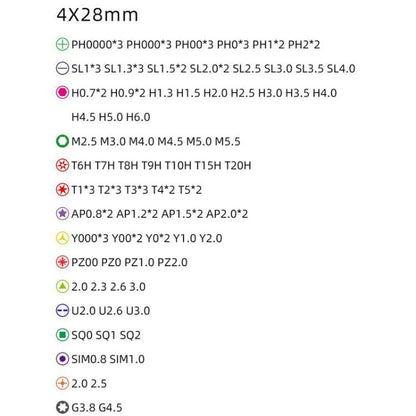 Multi-Functional Precision Screwdriver Set Laptop Phone Disassembly Tools, CREATIONSPACE YDL-21132 132pcs