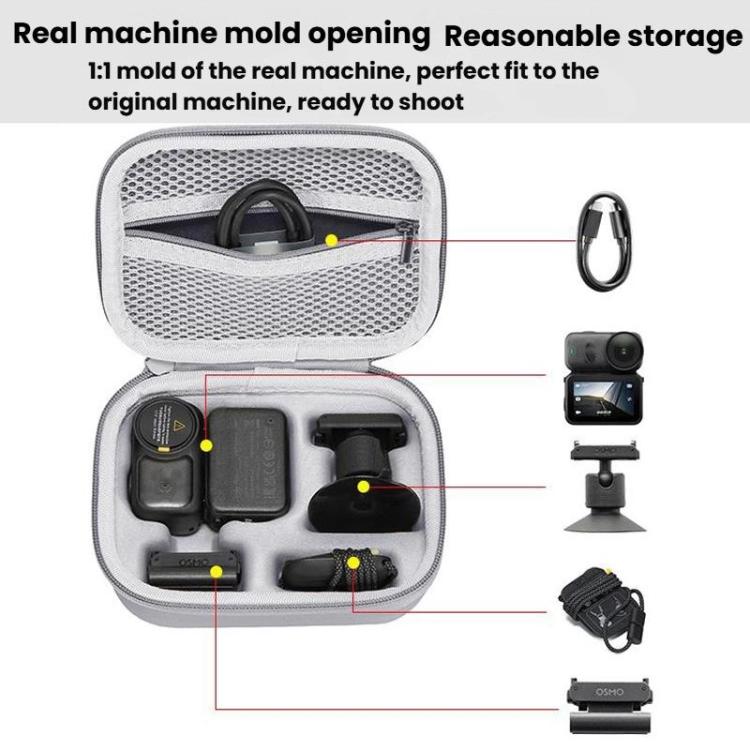 For DJI OSMO Nano RCSTQ Storage Bag Portable Hard Shell Waterproof Protective Case