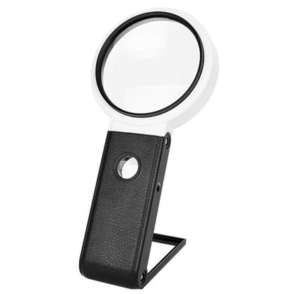 LED Folding Desktop Magnifying Glass For Reading Antique Jewelry Identification