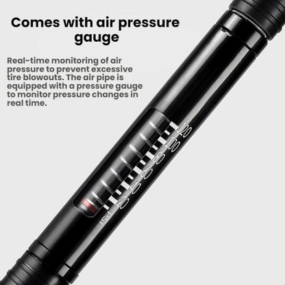 WEST BIKING Mini Portable Bicycle High-Pressure 120PSI Pump