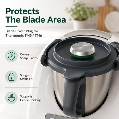Blade Cover Plug For Thermomix TM5 & TM6 Food Processors, Blade Cover Plug