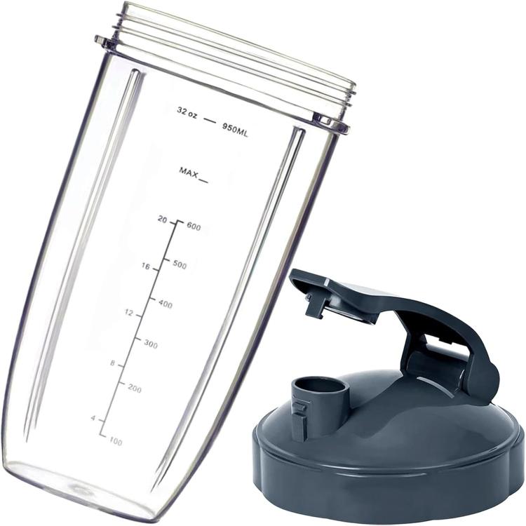 For Nutribullet Pro 900W Blender 4-Piece Set Replacement Parts Included 32oz Cup, Cross Blade,  To Go Lid, 4-Piece Set