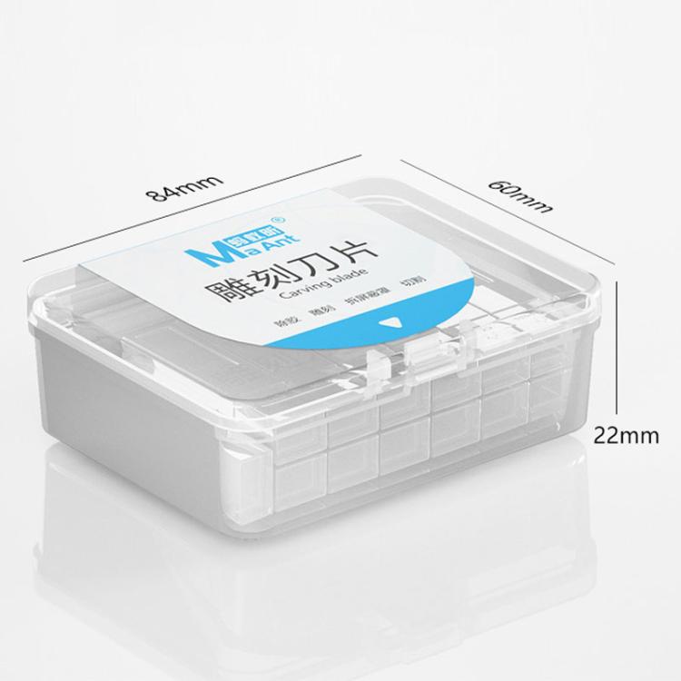 MaAnt M077 150pcs /Box Double-sided Flat Blade Cell Phone Repair Back Cover Removal Artistic Engraving Knife Blade, No. 4A, No. 4, No. 11, No. 16, No. 17
