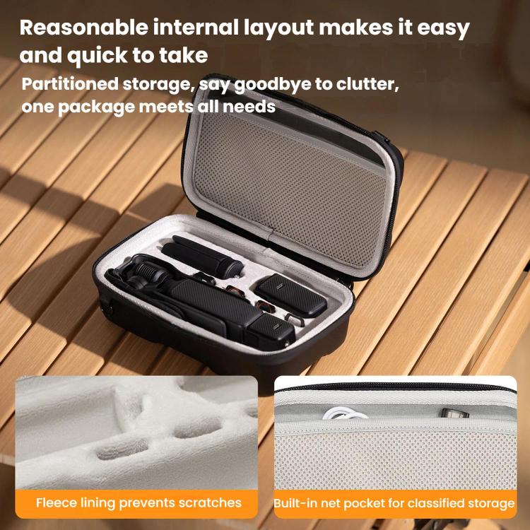 For DJI Osmo Pocket 3 Cwatcun D224 Medium EVA Hard Shell Bag Shockproof Pressure Resistant Storage Bag