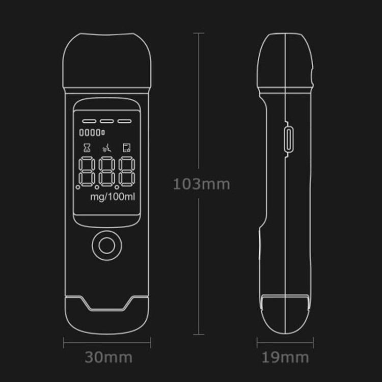 Breath-Type Traffic High-Precision Alcohol Tester Drunk Driving Detection Instrument