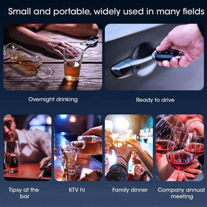 Breath-Type Traffic High-Precision Alcohol Tester Handheld Digital Display Drunk Driving Detector