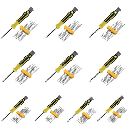 10pcs Household Special-shaped Multi-function Disassembly Repair Screwdriver