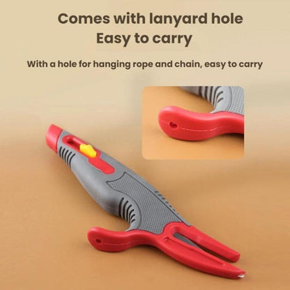 Multi-purpose Tape Cutter Box Opening Knife Anti-cut Automatic Rebound Utility Knife