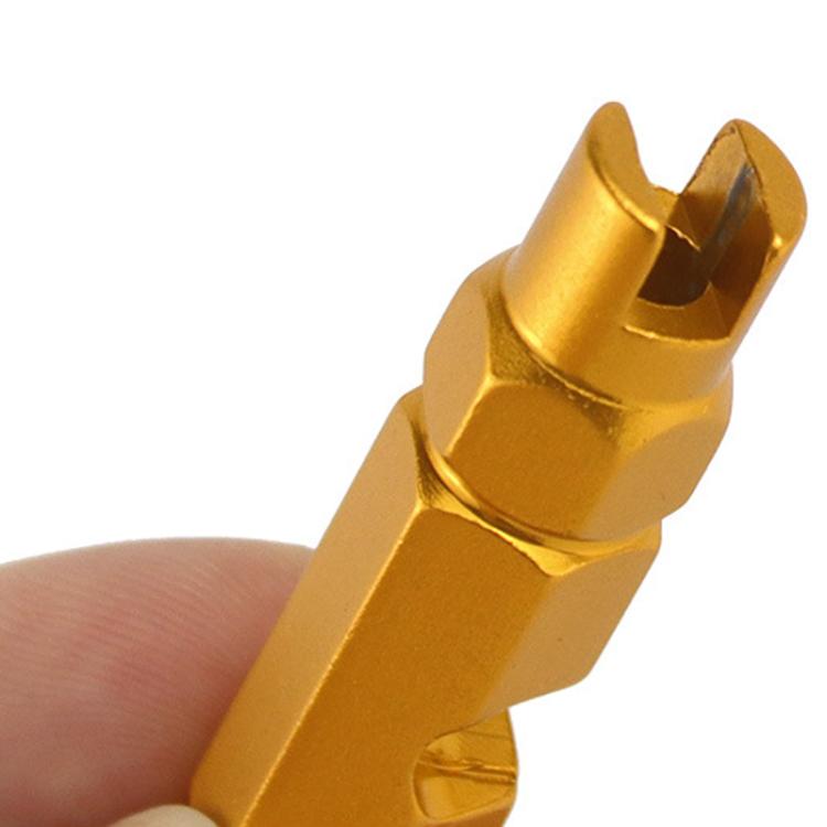5 clés de démontage de noyau de valve de vélo polyvalentes, 5 pièces or, 5 pièces rouge, 5 pièces noir, 5 pièces violet