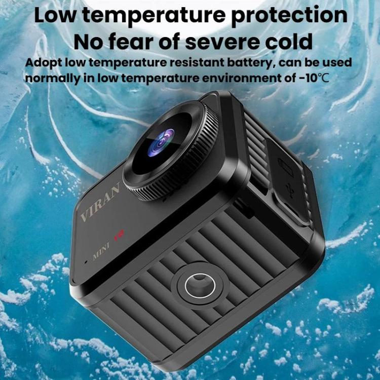 VIRAN Mini V8 Portable HD Action Camera Cycling Outdoor Dashboard Camera