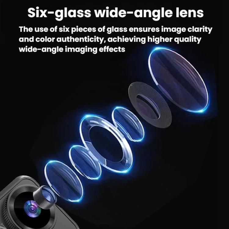 VIRAN Mini V8 Portable HD Action Camera Cycling Outdoor Dashboard Camera