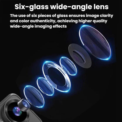 VIRAN Mini V8 Portable HD Action Camera Cycling Outdoor Dashboard Camera