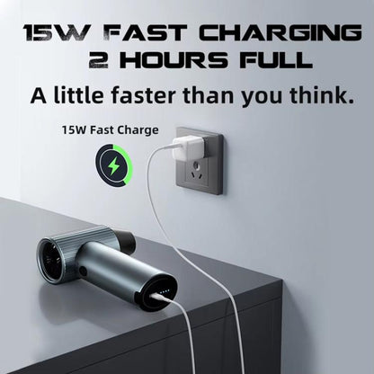 90000RPM High-Power Turbo Fan Outdoor Handheld Metal Fan Brushless High-Speed Pressure-Boosted Blower, X7 90000RPM