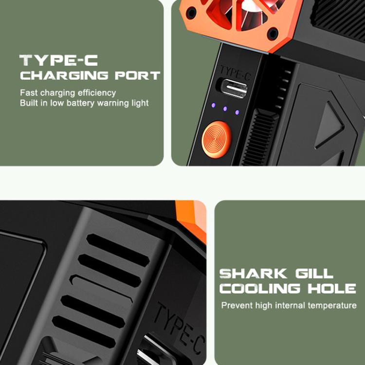 F31 110000RPM High-Power Fan High-Speed Brushless Turbo 3-Speed Fan, F31 110000RPM