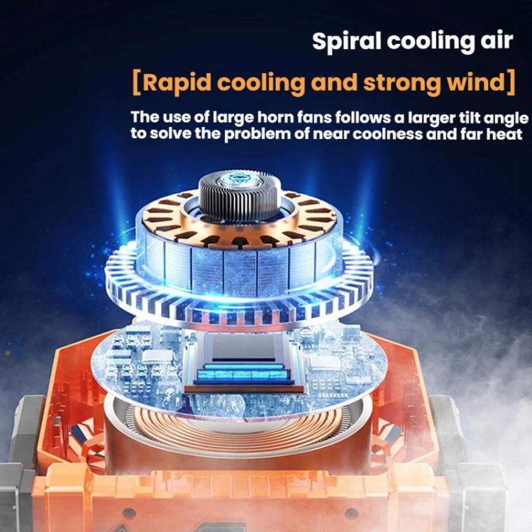 Remote Control USB Oscillating Fan Portable Light For Camping