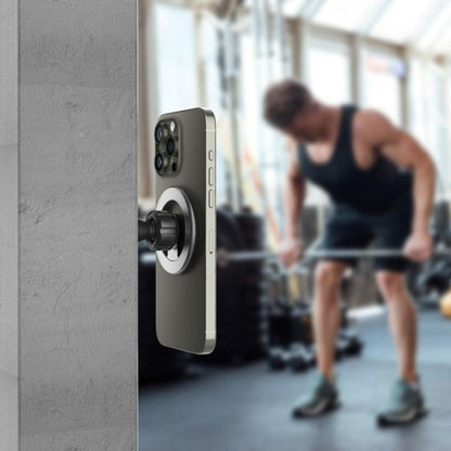 Metal Magnetic Wall-Mounted Universal Phone Stand For Kitchen Living Room Bedroom