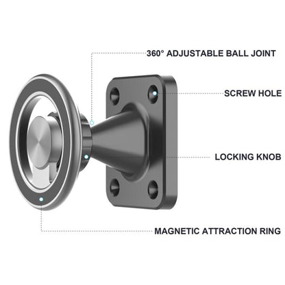 Metal Magnetic Wall-Mounted Universal Phone Stand For Kitchen Living Room Bedroom