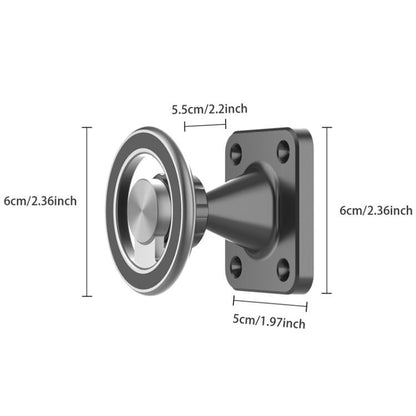 Metal Magnetic Wall-Mounted Universal Phone Stand For Kitchen Living Room Bedroom, Metal Magnetic