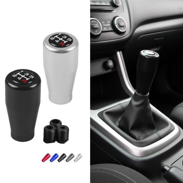 BX102353 Car Modification Aluminum Alloy Gear Knob 5-Speed Manual Universal Gear Shift Lever