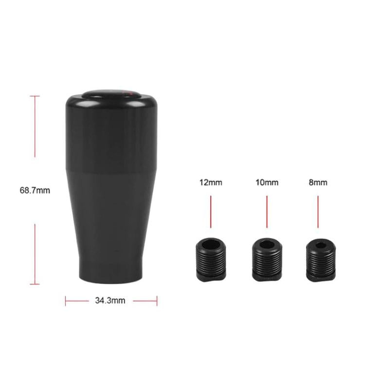 BX102353 Car Modification Aluminum Alloy Gear Knob 5-Speed Manual Universal Gear Shift Lever