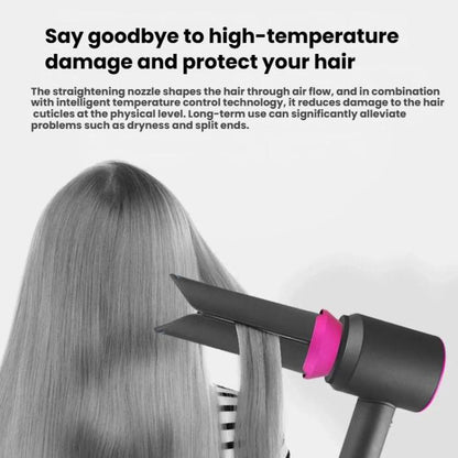 For Dyson Hair Dryer HD01/HD03/HD08/HD16 Straightening & Smoothing Nozzle Attachment, Hair Dryer Gray, Hair Dryer Gold, Hair Dryer Rose Red