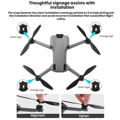 For DJI Mini 5 Pro BRDRC Drones Replacement Propellers, 2pairs, 4pairs