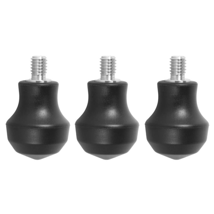 3/8 inch Tripod Monopod Dual Purpose Foot Pad Spike Rubber Anti-slip Stainless Steel Spike