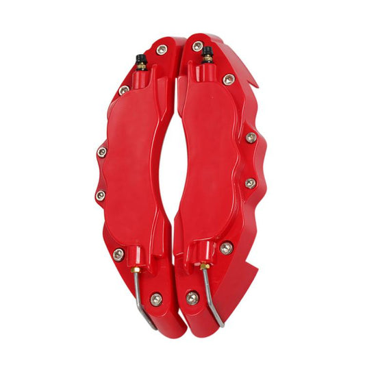 Kit de 2 protections d'étriers de freins haute température pour voiture, tailles S, M et L (rouge), S, M et L (bleu), S, M et L (jaune), S, M et L (argent), S, M et L (noir), S, M et L (noir).