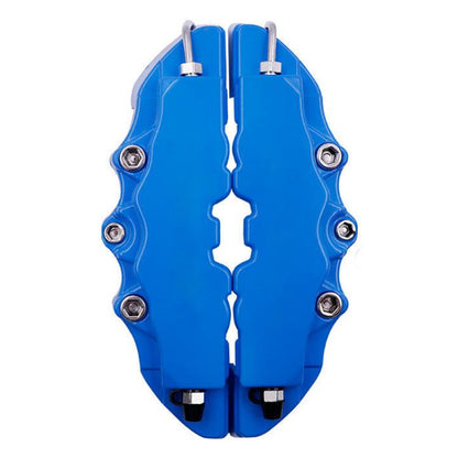 2pcs /Set Car High-Temperature Resistant Brake Caliper Cover Kit, S Red, M Red, L Red, S Blue, M Blue, L Blue, S Yellow, M Yellow, L Yellow, S Silver, M Silver, L Silver, S Black, M Black, L Black