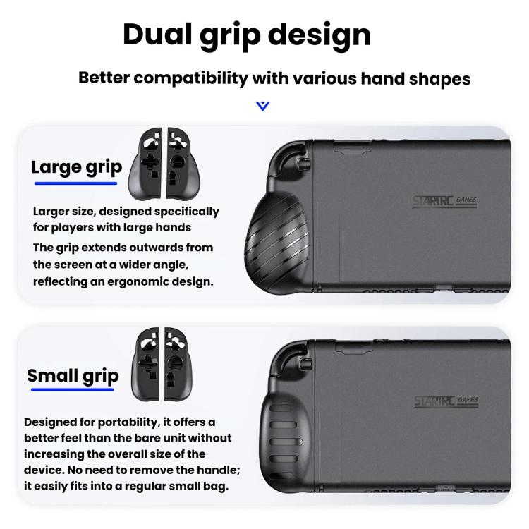 For Nintendo Switch 2 STARTRC GAMES Handheld Protective Case Split Dual Grip Case