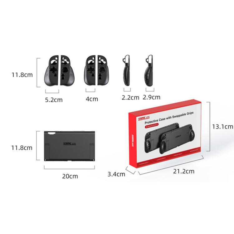 For Nintendo Switch 2 STARTRC GAMES Handheld Protective Case Split Dual Grip Case