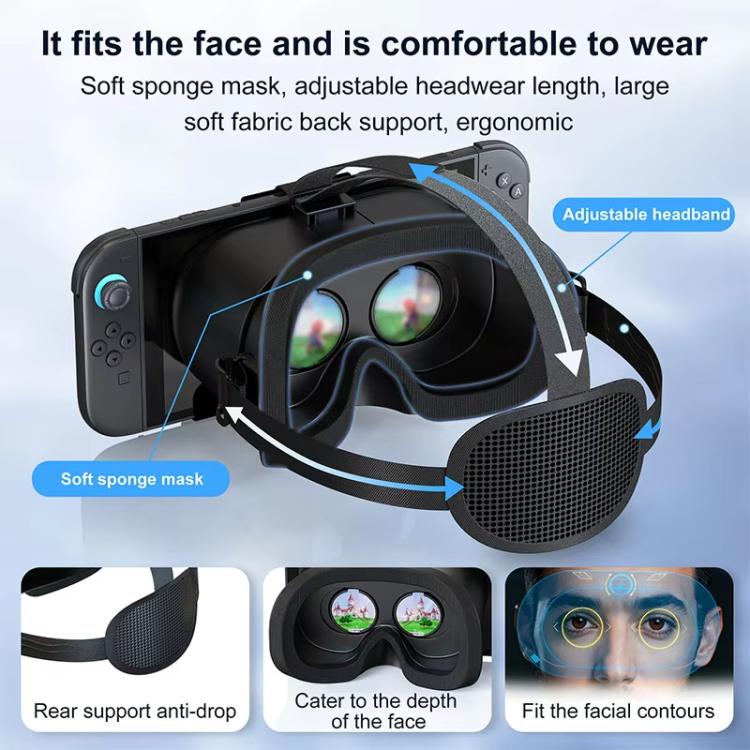 For Nintendo Switch 2 STARTRC GAMES VR Glasses Adjustable Pupil Pitch 3D Accessories