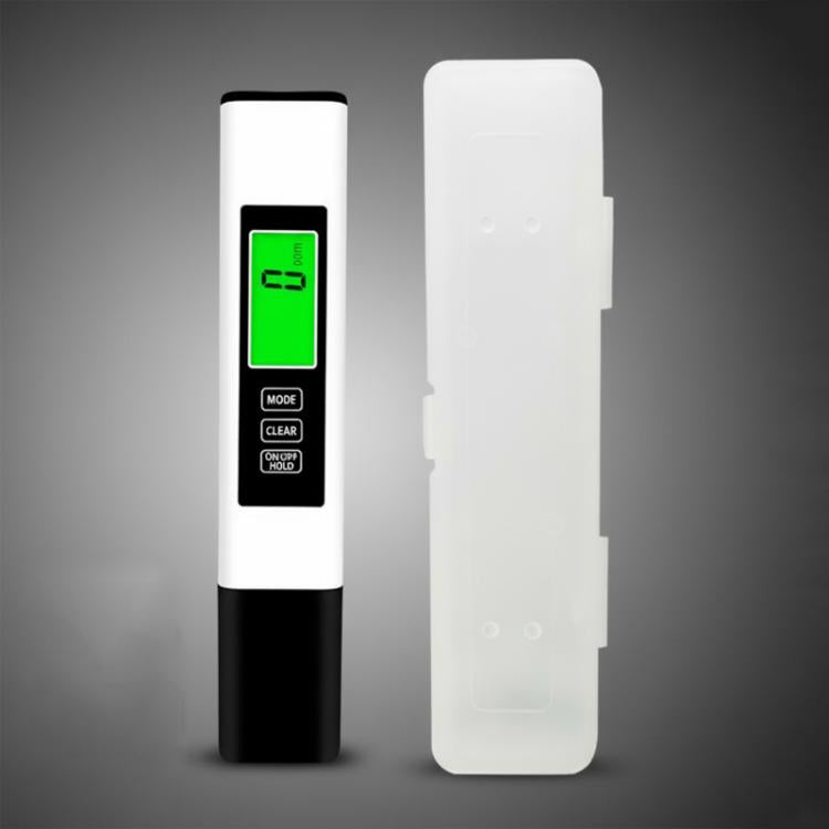 Dual-Color Smart Backlight Water Quality Tester Pen 3-in-1 TDS Meter Conductivity & Temperature Detector, 3-in-1 Leather Case White, 3-in-1 Leather Case Yellow, 3-in-1 PP Box Yellow, 3-in-1 PP Box White