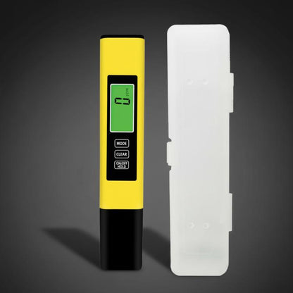 Dual-Color Smart Backlight Water Quality Tester Pen 3-in-1 TDS Meter Conductivity & Temperature Detector, 3-in-1 Leather Case White, 3-in-1 Leather Case Yellow, 3-in-1 PP Box Yellow, 3-in-1 PP Box White