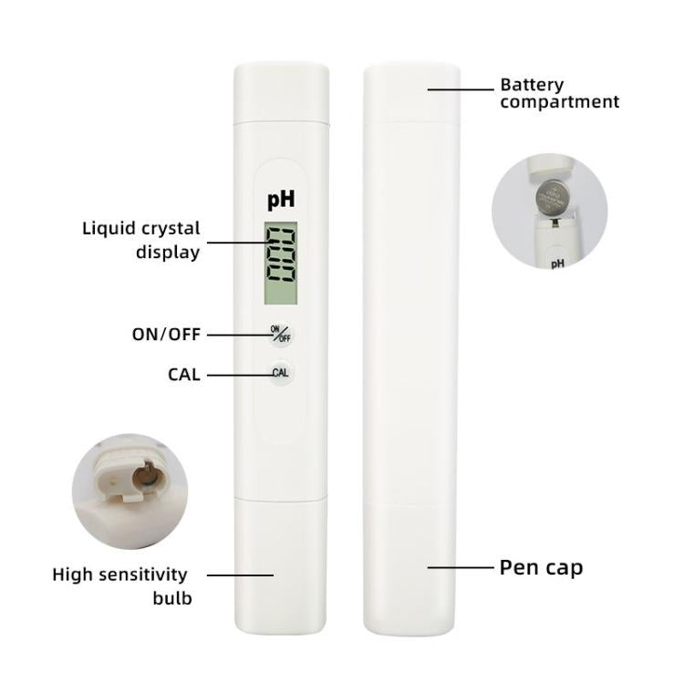 pH Meter with Auto Calibration & High Accuracy Digital Water Quality Tester